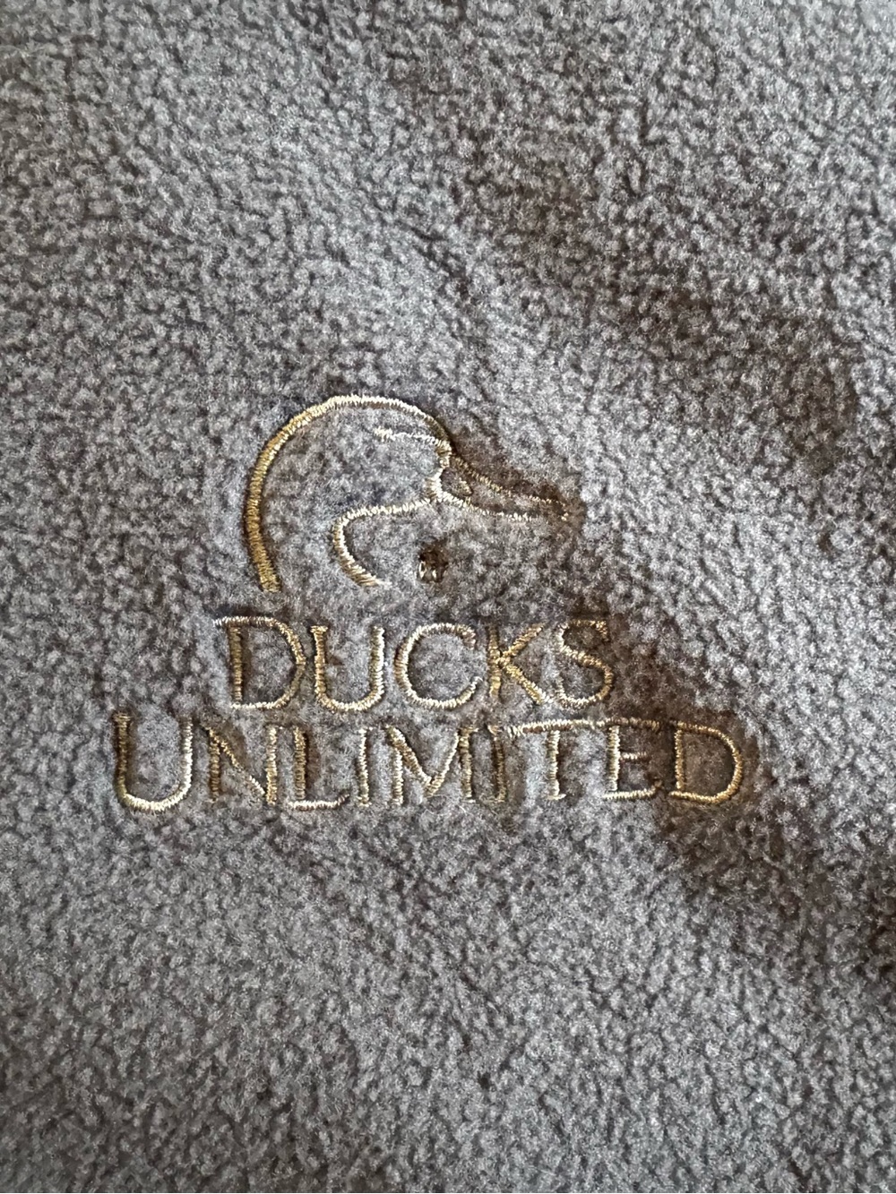 Ducks Unlimited XL 1/4 Zip Fleece Pullover Mossy Oak Camo Hunting Outdoor